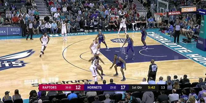 VIDEO : GAME RECAP NBA 2017-2018, Raptors 123 vs Hornets 103