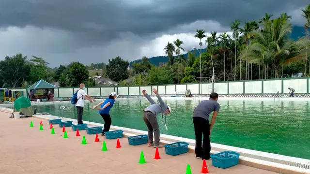 Persiapan Eksibisi Modern Pentathlon di PON XX Papua