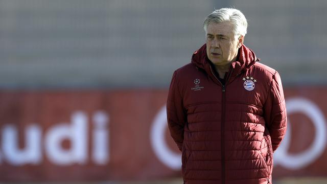 Pelatih Bayern Muenchen Carlo Ancelotti (AP Photo/Matthias Schrader)