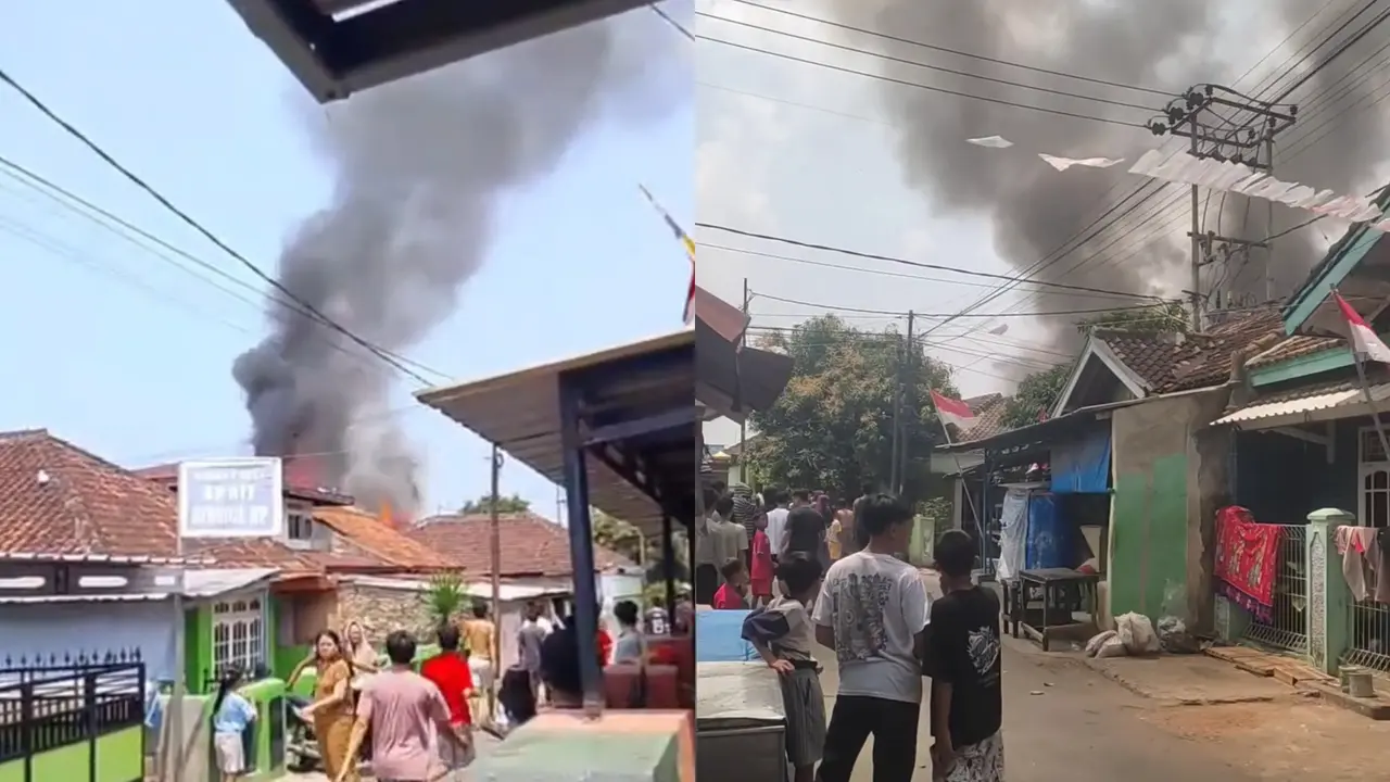 Kebakaran Rumah di Bandar Lampung