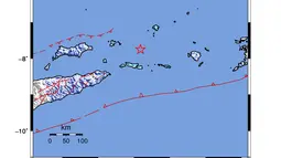 Gempa Magnitudo 5,1 Guncang Maluku Barat Daya
