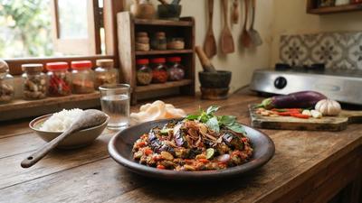 Resep Sambal Terong Bakar Kencur, Bikin Rasa Lauk Terasa Makin Istimewa