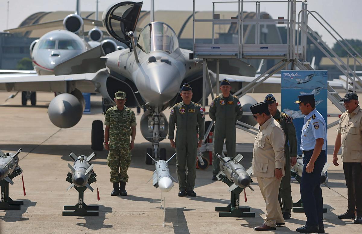 FOTO: Prabowo Serahkan Rafale dan Rudal Meteor untuk Perkuat Pertahanan Udara