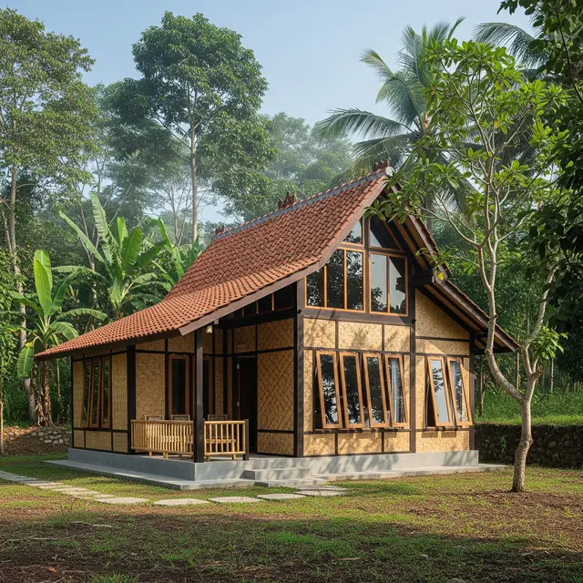 Desain Rumah Sederhana 3 Kamar di Kampung