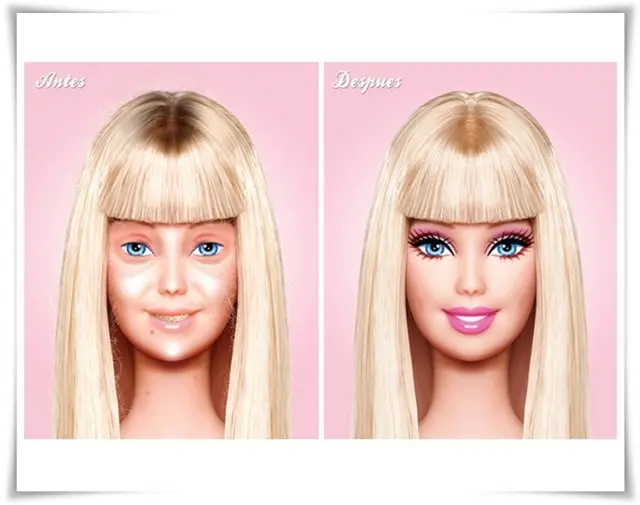 barbie makeup free