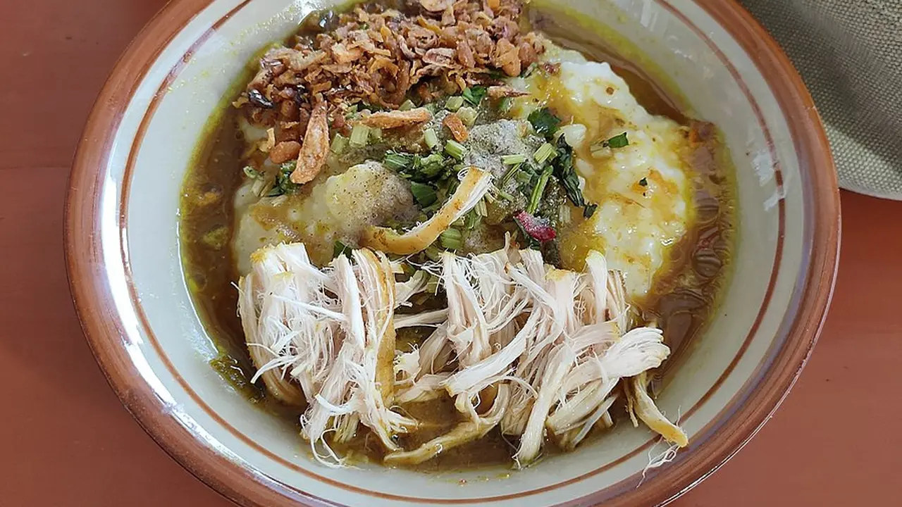 Semangkuk bubur ayam