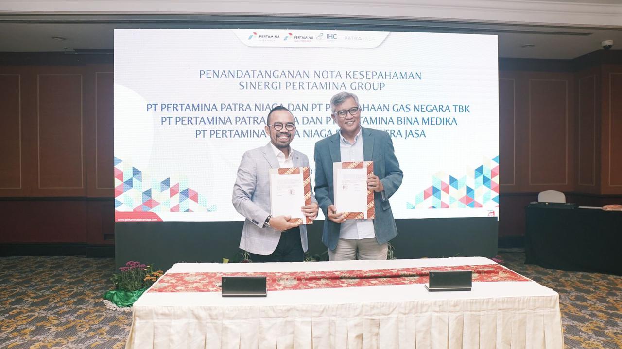 Penandatanganan Nota Kesepahaman (MoU) Sinergi Pertamina Grup (Pertamina Patra Niaga - Patra Jasa) (Istimewa)