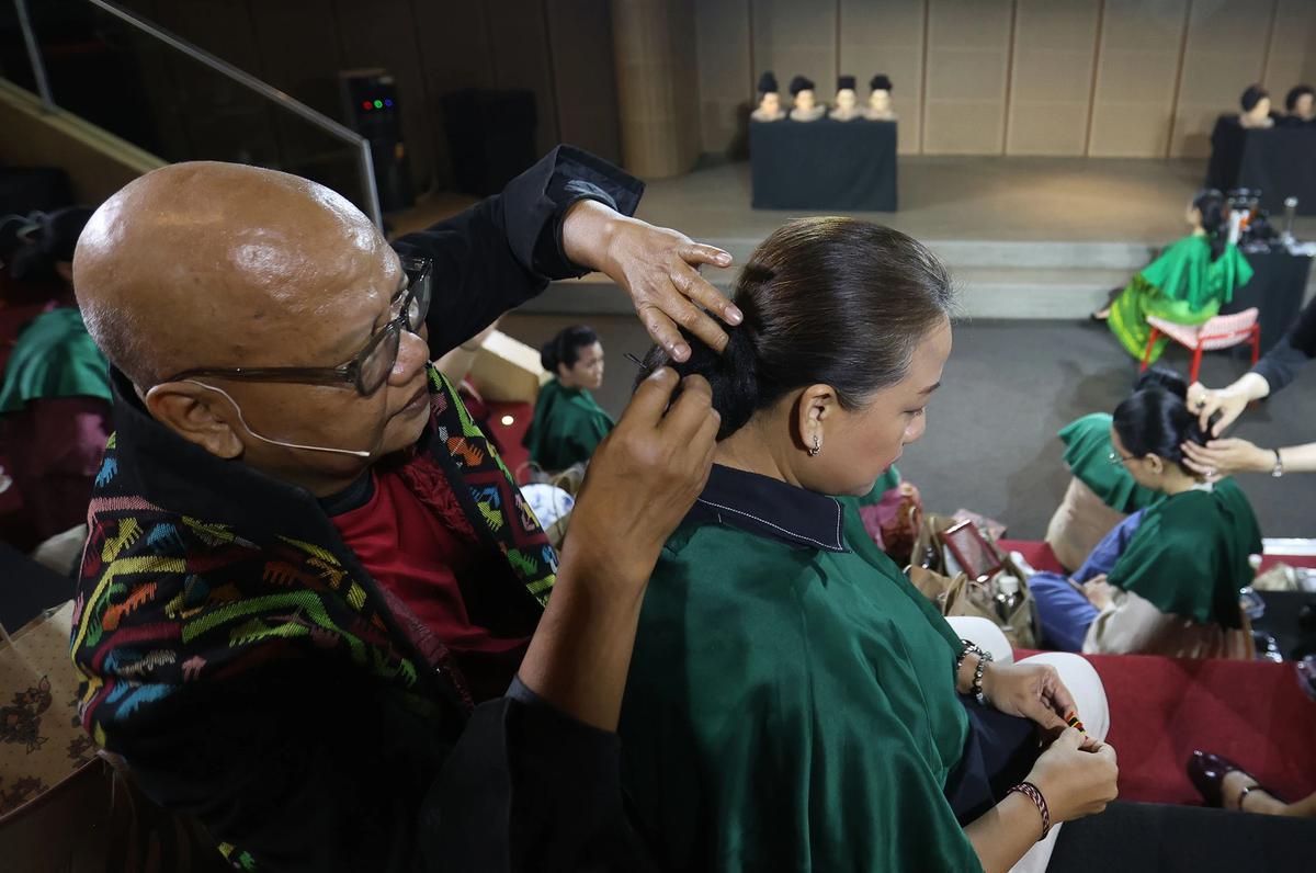 FOTO: Mengenal Gelung Nusantara sebagai Warisan Budaya Leluhur