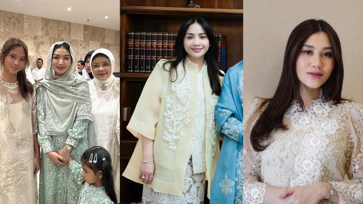 Tren Busana Lace yang Baju Lebaran Pilihan Artis, dari Selvi Ananda, Nagita Slavina, hingga Aaliyah Massaid