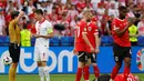 Polandia sempat menyamakan skor berkat gol Krzystof Piatek di menit ke-30. (AXEL HEIMKEN/AFP)