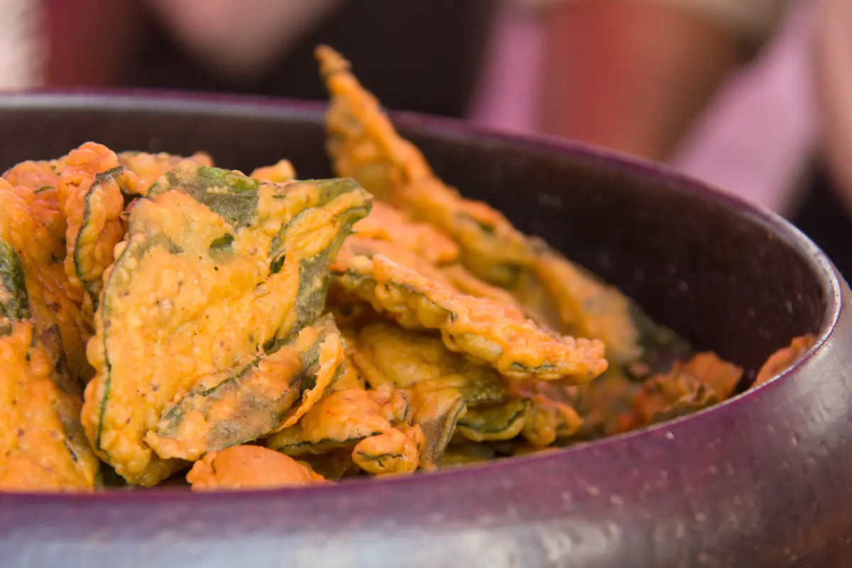 keripik  bayam