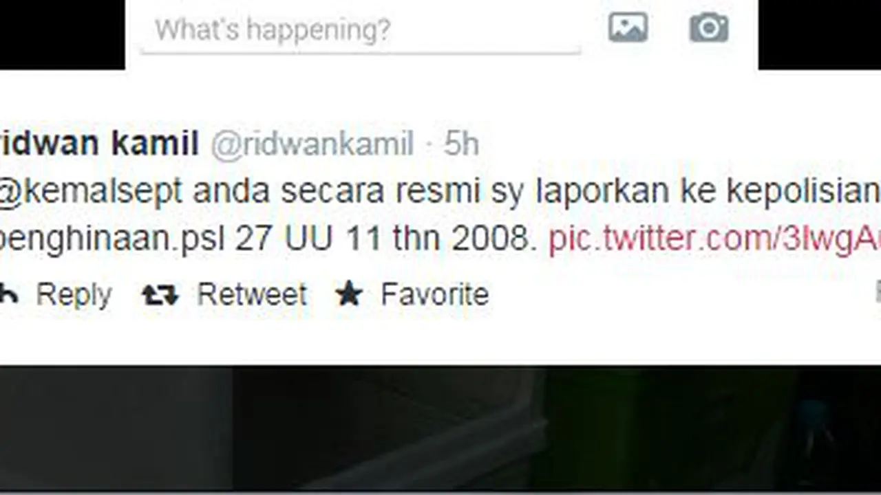 Hina Bandung, @kemalsept Dikecam