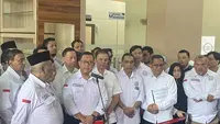 Ketua Tim Hukum Anies-Cak Imin (AMIN) Yusuf Amir di Gedung 3, Kantor Mahkamah Konstitusi (MK), Jakarta, Kamis (21/3/2024). (Liputan6.com/ Muhammad Radityo Priyasmoro