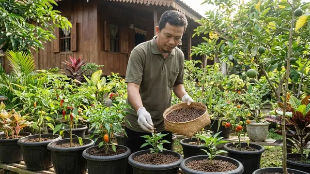 Memanfaatkan Kotoran Ayam untuk Kebun Rumahan