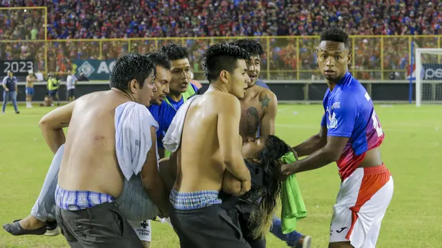 FOTO Tragedi Sepak Bola El Salvador