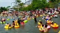Segmen 3: Libur Lebaran, Kawasan Ancol Banjir Pengunjung