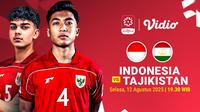 Live Streaming Piala Kemerdekaan 2025 Indonesia vs Tajikistan eksklusif di Vidio. (Sum. dok. vidio.com)
