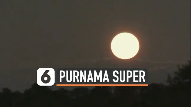VIDEO: Spektakuler, Bulan Purnama Super di Padang Savana Afrika Selatan