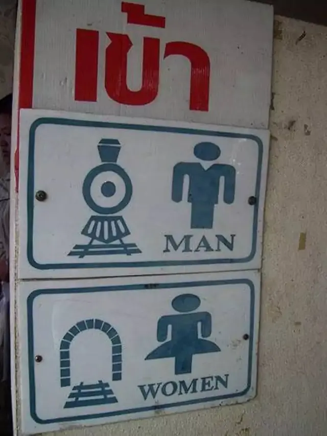 8 Potret Tanda Penunjuk Ke Toilet Ini Malah Bikin Bingung