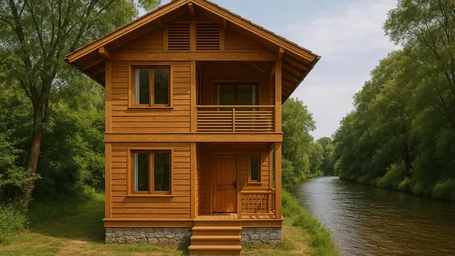 7 Desain Rumah Minimalis di Tepi Sungai yang Asri, Modern dan Nyaman untuk Ditinggali