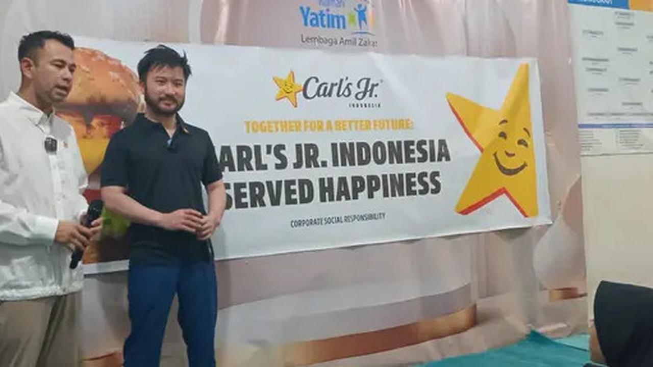 Raffi Ahmad dan Rudy Salim Bagikan Burger Gratis untuk Anak Yatim, Sudah jadi Kegiatan Rutin
