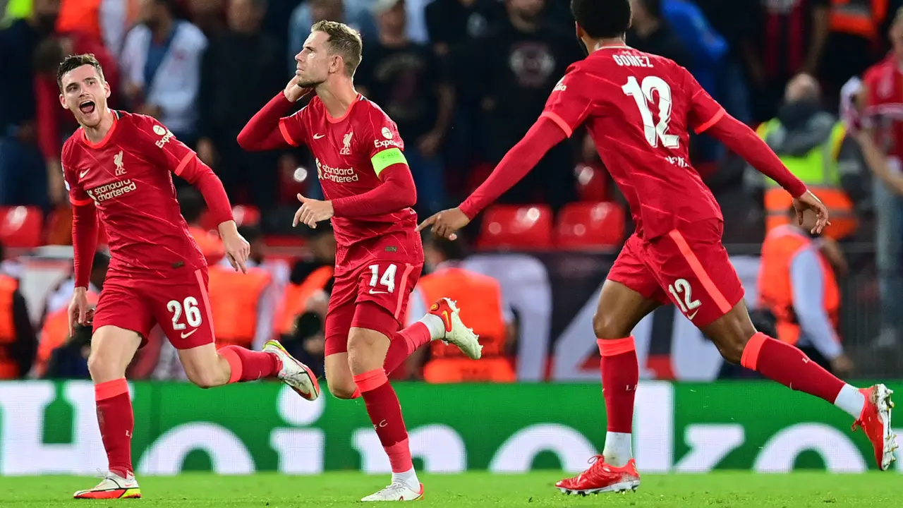 Foto: Drama Lima Gol, Liverpool Sukses Menangi Pertandingan Sengit Melawan AC Milan di Matchday Pertama Liga Champions 2021 / 2022