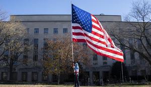 Ilustrasi bendera Amerika Serikat (AFP Photo)
