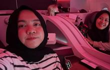 Potret Lala & Sus Rini Naik Pesawat Kelas Bisnis Bareng Nagita Slavina ke Italia, Nikmati Fasilitas Mewah ala Sultan