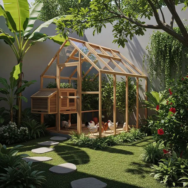 9 Desain Kandang Ayam Estetik Menyatu dengan Taman Rumah, Harmoni Fungsional dan Keindahan