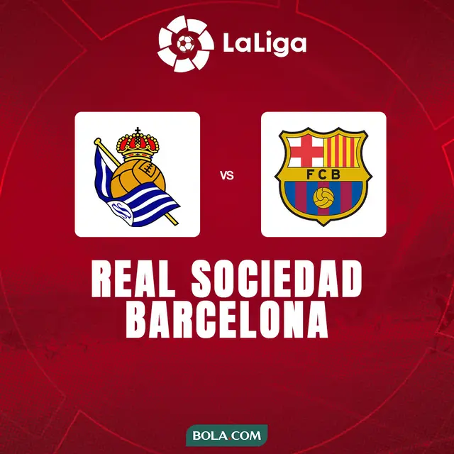 Liga Spanyol - Real Sociedad Vs Barcelona