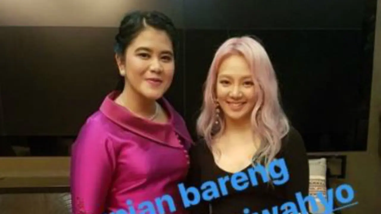 Kahiyang Ayu dan Hyoyeon SNSD