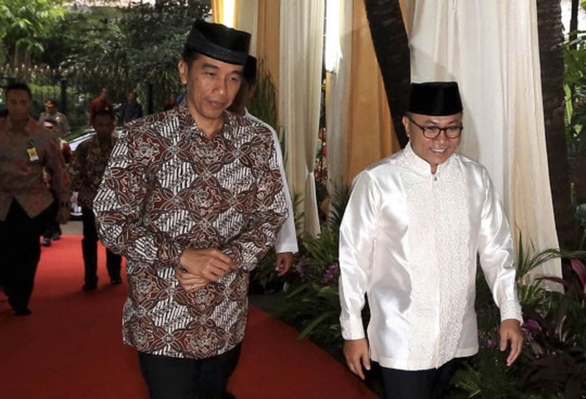 Presiden Jokowi hadiri buka puasa bersama di rumah Ketua MPR
