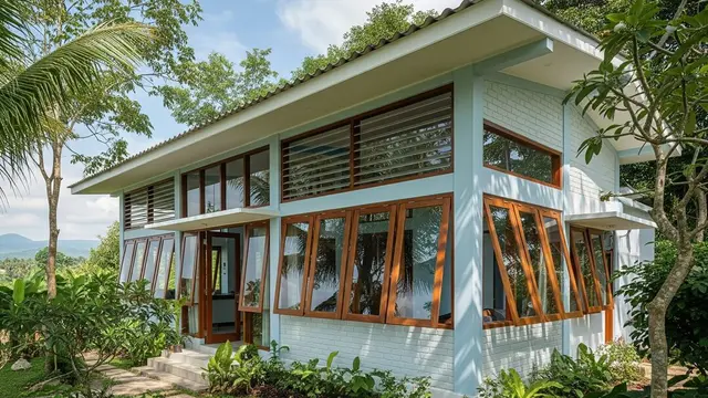 Desain Rumah Kecil Tapi Tetap Adem Tanpa AC Berkat Ventilasi Silang
