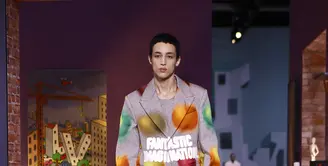 Koleksi Pria Louis Vuitton Musim Gugur-Musim Dingin 2023 membawa ide dan konsep dari Colm Deillane. [Louis Vuitton]