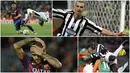 Berikut ini lima pemain top yang pernah membela Barcelona dan Juventus. (AFP)