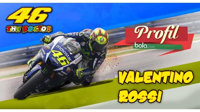 Profil Valentino Rossi Juara Dunia 9 Kali MotoGP
