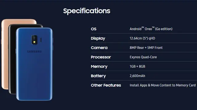 Samsung Galaxy J2 Core