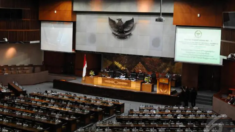 Ruang sidang utama Gedung DPR