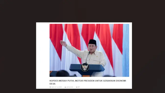 Cek Fakta Liputan6.com menemukan klaim informasi bilang hadir dikirimi bansos pangan beras 20 Kg dan minyak