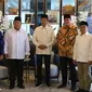 Presiden Jokowi saat bersama empat pimpinan parpol. Yaitu Ketua Umum PAN Zulkifli Hasan, Ketua Umum Partai Gerindra Prabowo Subianto, Ketua Umum Partai Golkar Airlangga Hartarto, dan Ketua Umum PKB Muhaimin Iskandar. (Ist)