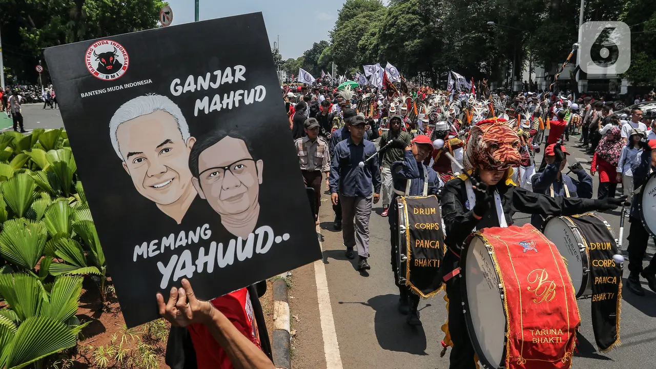 Pawai Nusantara Pendukung Ganjar - Mahfud