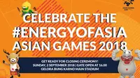 Penutupan Asian Games 2018. (INASGOC)
