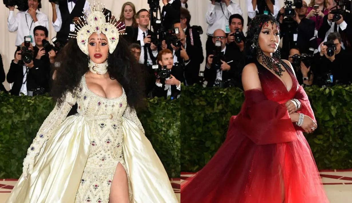 Kedua rapper tersebut tampak nyaman berbincang dalama cara yang diselenggarakan di The Metropolitan Museum. (VH1.com)