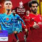 Tonton Keseruan , Live Streaming Semifinal FA Cup : Manchester City Vs Liverpool di Vidio