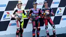 Indonesia kembali menjadi tuan rumah ajang balapan MotoGP seri ke-15 musim 2024 pada 27 hingga 29 September 2024, di Sirkuit Mandalika, Lombok, Nusa Tenggara Barat. (SONNY TUMBELAKA/AFP)