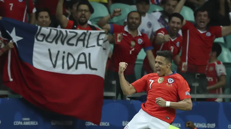 Hasil Copa America 2019: Alexis Loloskan Cile ke Perempat Final