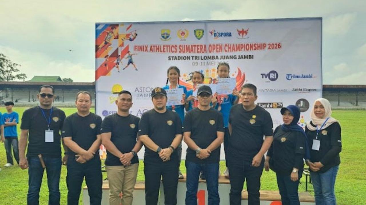 KONI Jambi Berharap Finix Athletics Sumatera Open Lahirkan Bintang Atletik Nasional