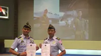 KSAU beri penghargaan Weldone kepada 2 pilot tempur Sukhoi