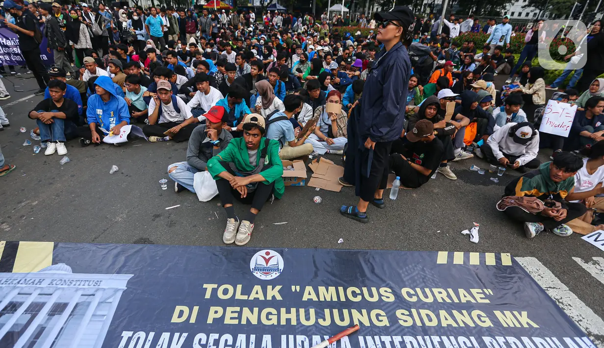 Sebelumnya, Prabowo Subianto sudah mengimbau kepada massa pendukungnya untuk tidak menggelar aksi unjuk rasa. (Liputan6.com/Angga Yuniar)
