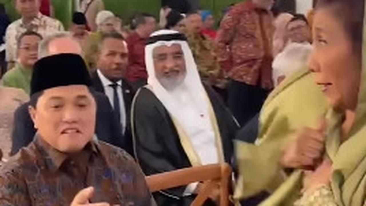 Erick Thohir di NIkahan Putri eks Menteri KKP